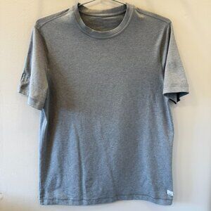 Vuori Short Sleeve Ponto Performance Tee Color Driftwood Heather Size Small